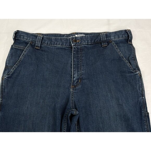 Carhartt Rugged Flex Relaxed Fit Denim Jeans Mens 38x30 (29” Measured) 102808 - Picture 4 of 14